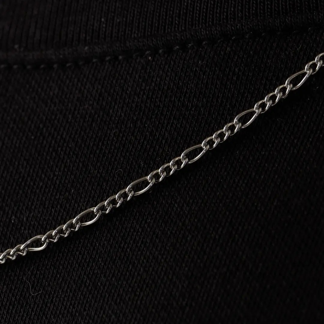 Round Figaro (Silver) 2mm -- DVVX CHAINS