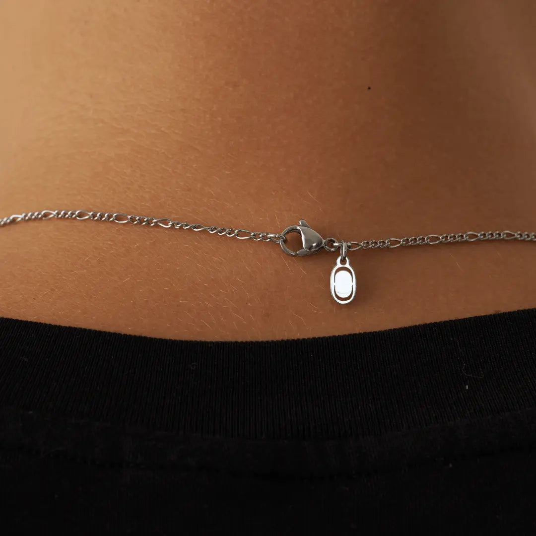 Round Figaro (Silver) 2mm -- DVVX CHAINS