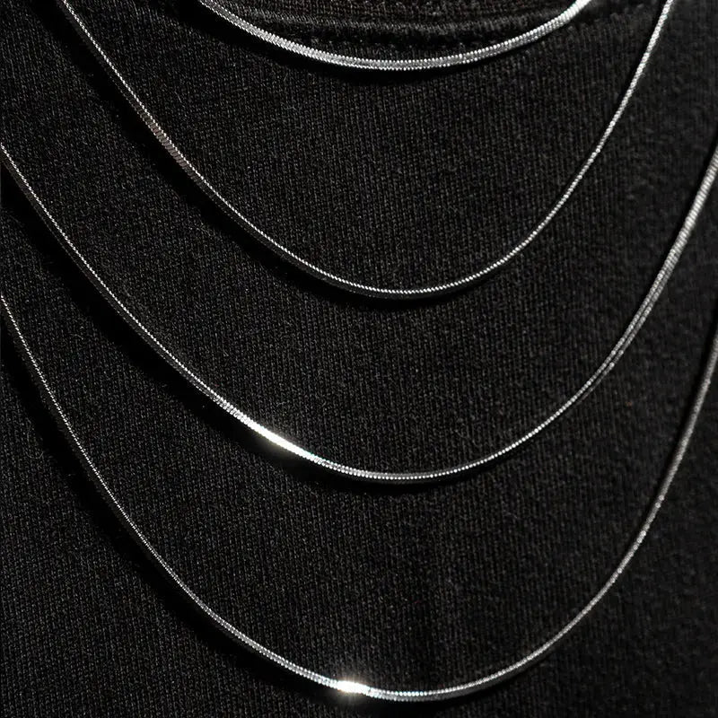 Solid 925 Sterling Silver Snake Chain -- DVVX CHAINS