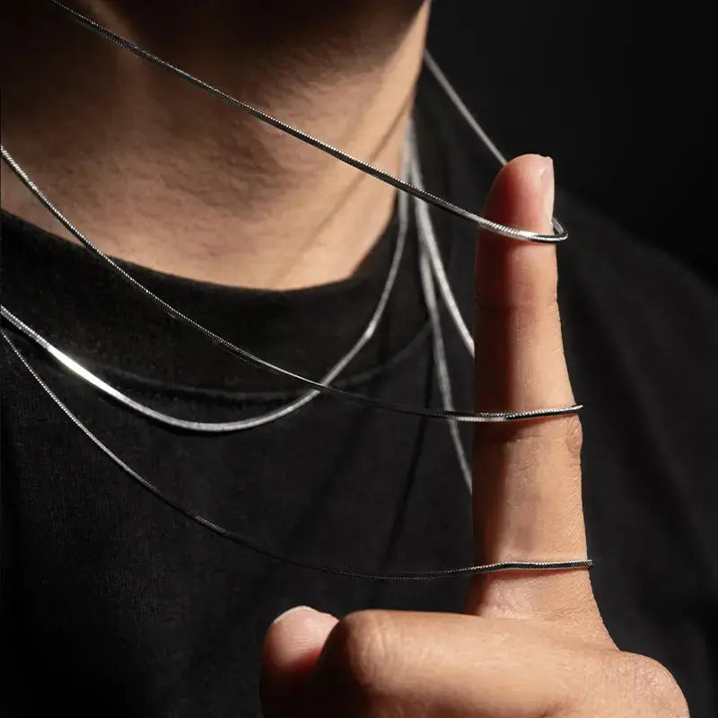 Solid 925 Sterling Silver Snake Chain -- DVVX CHAINS