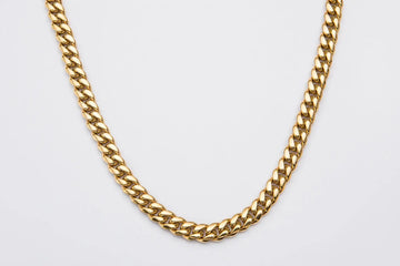 10mm Gold Cuban Link Chain -- DVVX CHAINS