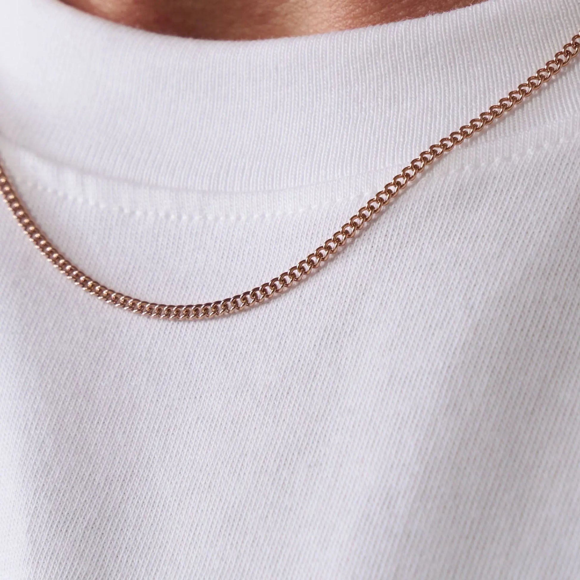 Cuban (Rose Gold) 2mm -- DVVX CHAINS