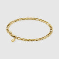 Figaro Bracelet (Gold) 5mm -- DVVX CHAINS