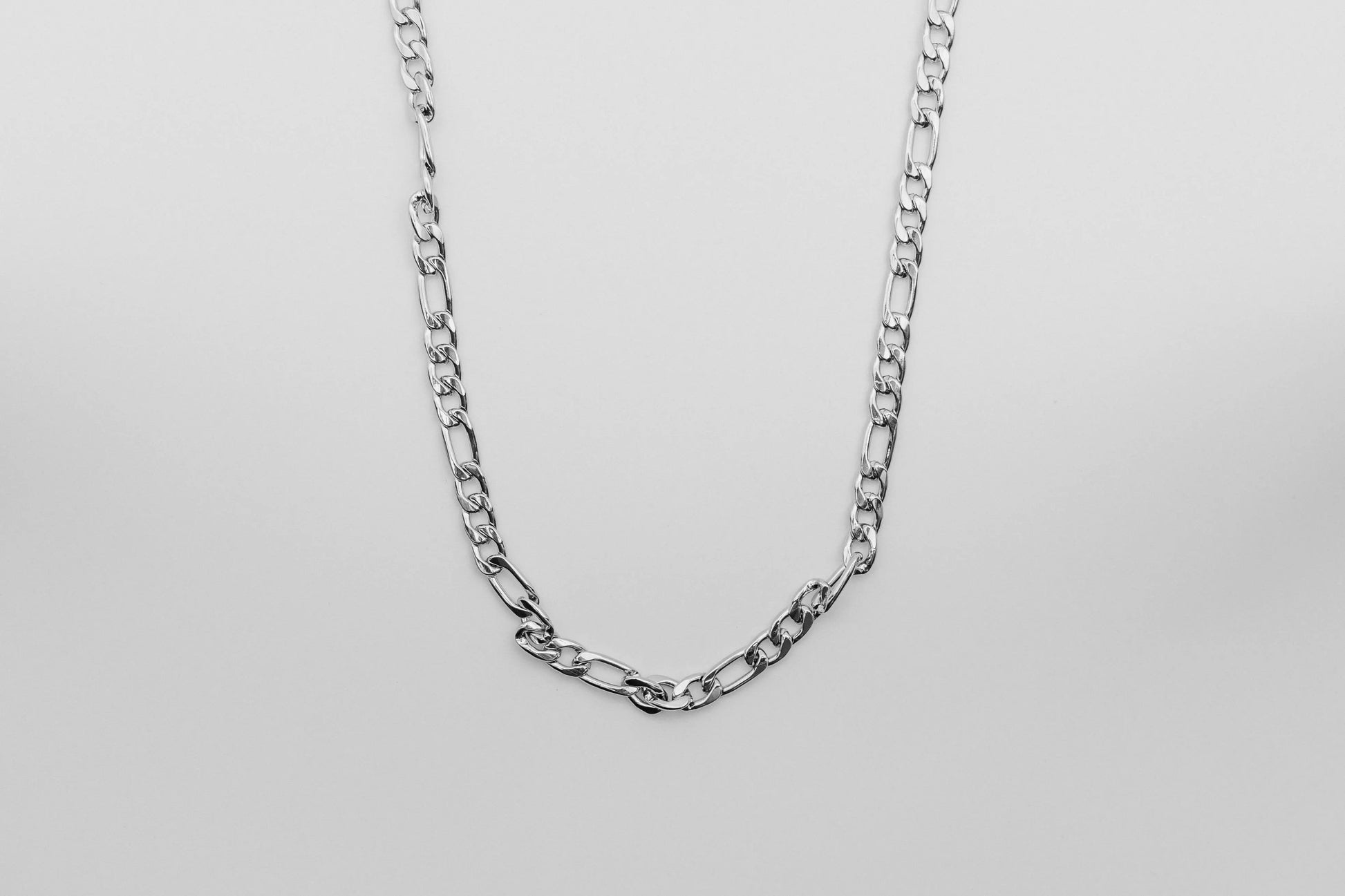 Figaro Chain - Silver 6mm -- DVVX CHAINS
