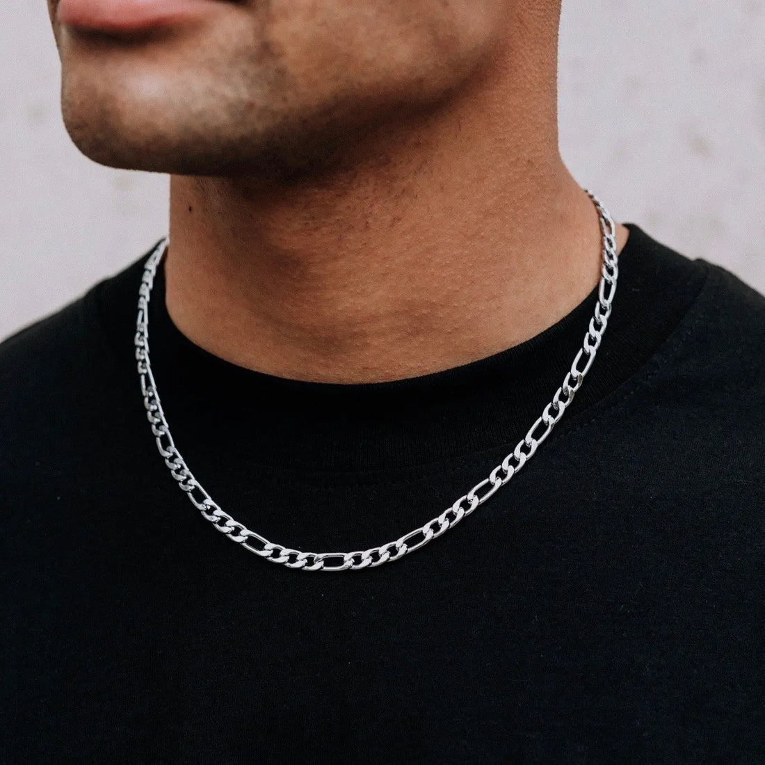 Figaro Chain - Silver 6mm -- DVVX CHAINS
