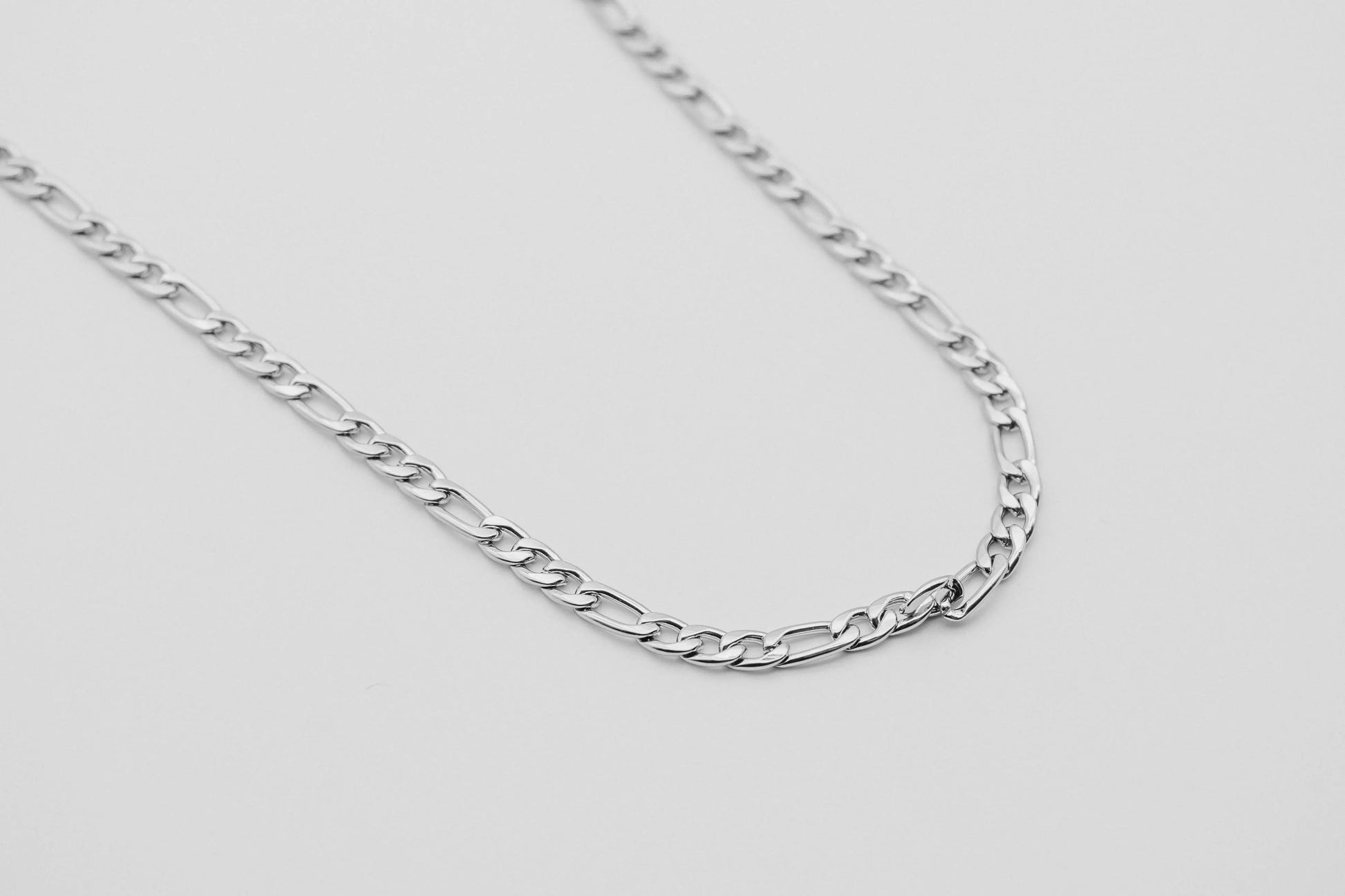 Figaro Chain - Silver 6mm -- DVVX CHAINS