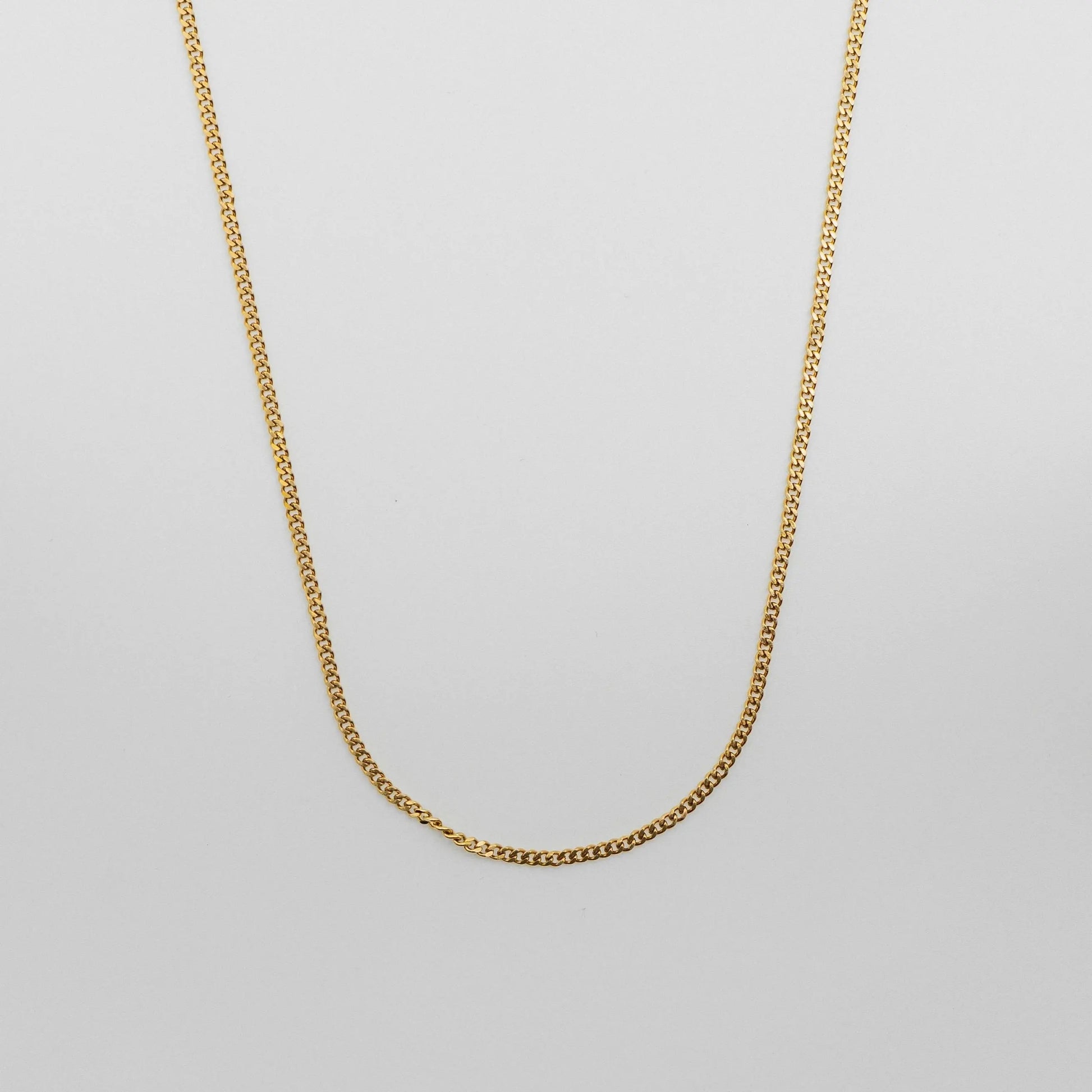 Gold Connell Curb Chain for Men -- DVVX CHAINS