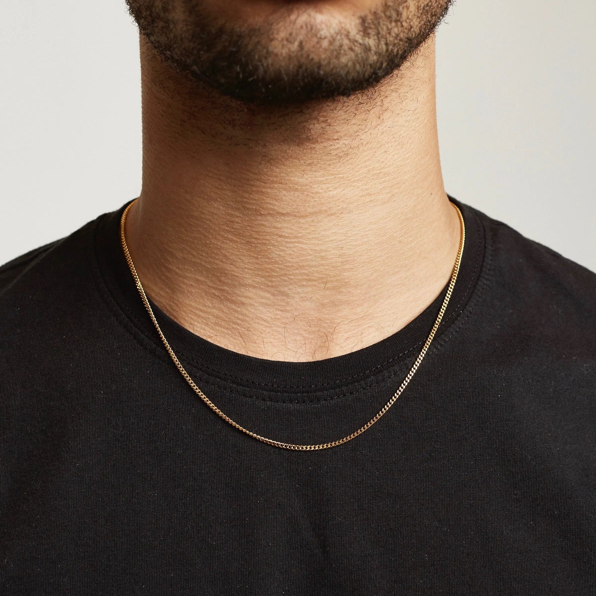 Gold Connell Curb Chain for Men -- DVVX CHAINS