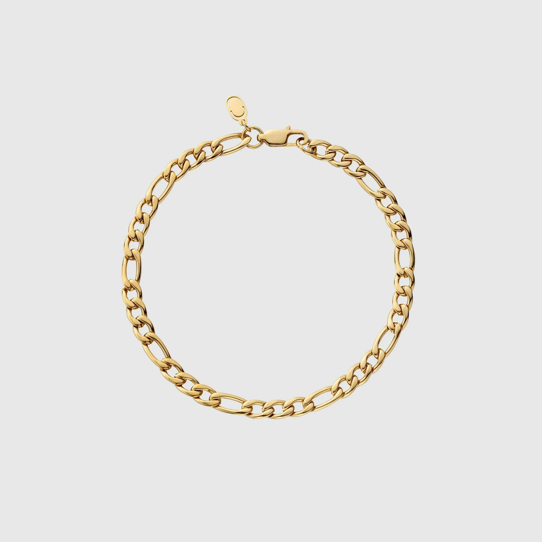 Gold Figaro Bracelet (5mm) -- DVVX CHAINS