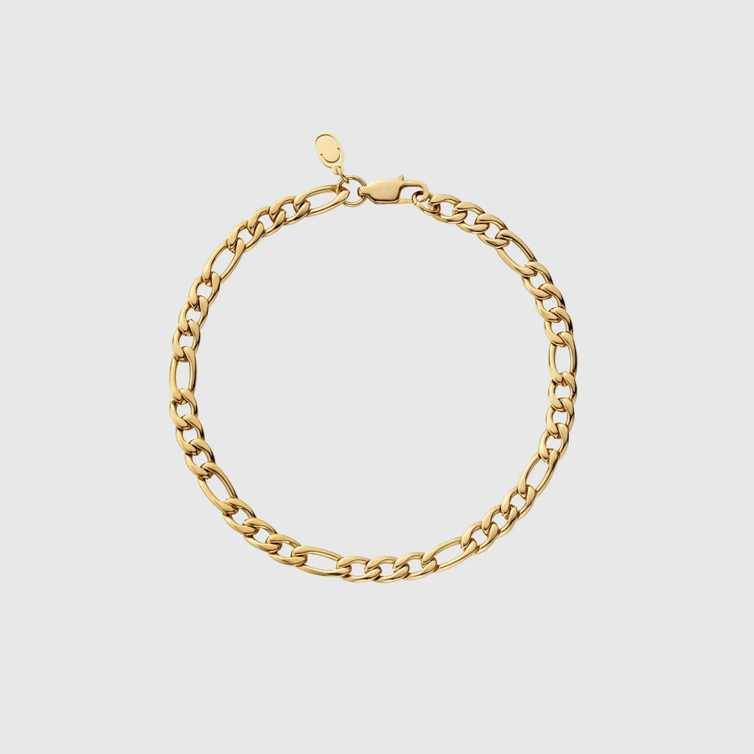 Gold Figaro Bracelet (5mm) -- DVVX CHAINS