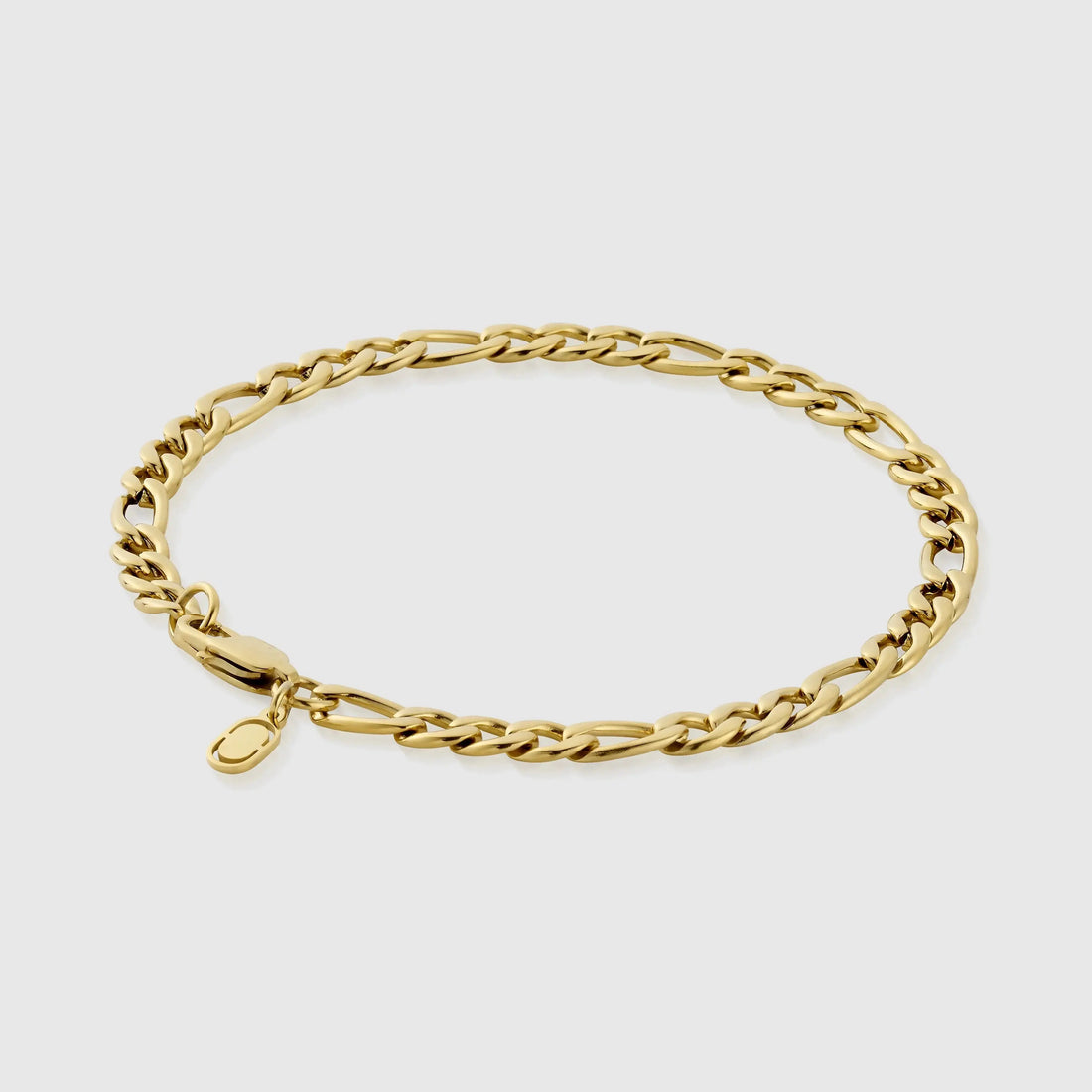 Gold Figaro Bracelet (5mm) -- DVVX CHAINS