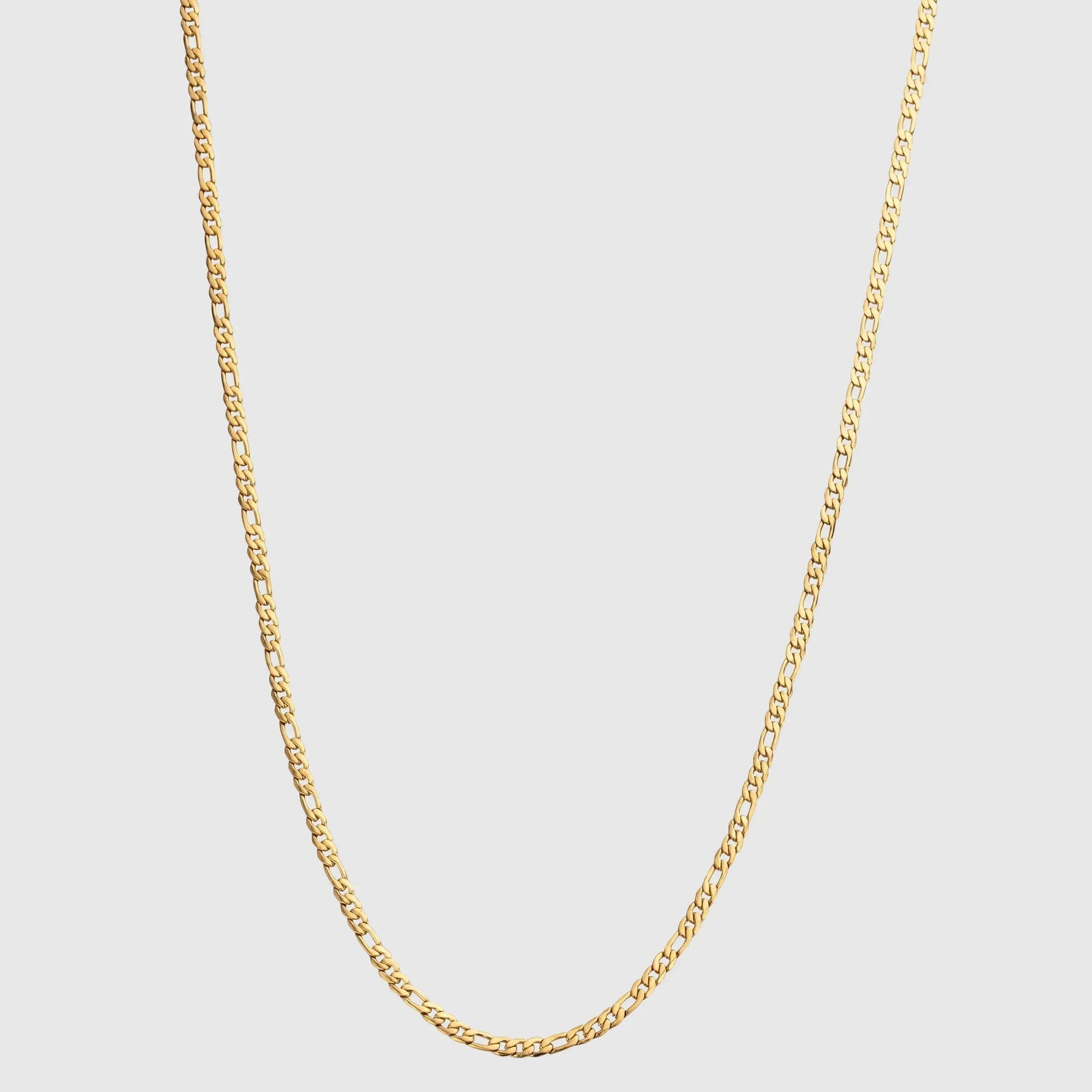 Gold Figaro Chains (3mm) -- DVVX CHAINS