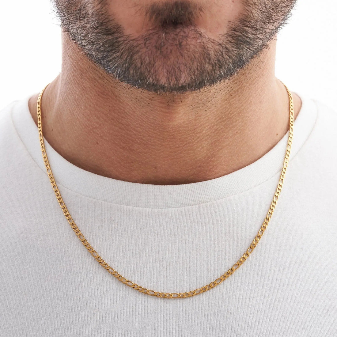 Gold Figaro Chains (3mm) -- DVVX CHAINS