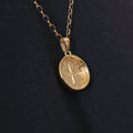 Gold Navigation Pendant Necklace for Men -- DVVX CHAINS