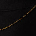Round Figaro (Gold) 2mm -- DVVX CHAINS