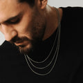 Round Figaro (Silver) 2mm -- DVVX CHAINS