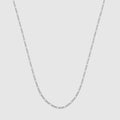 Round Figaro (Silver) 2mm -- DVVX CHAINS