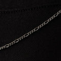Round Figaro (Silver) 2mm -- DVVX CHAINS