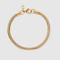 Snake Bracelet (Gold) 4mm -- DVVX CHAINS