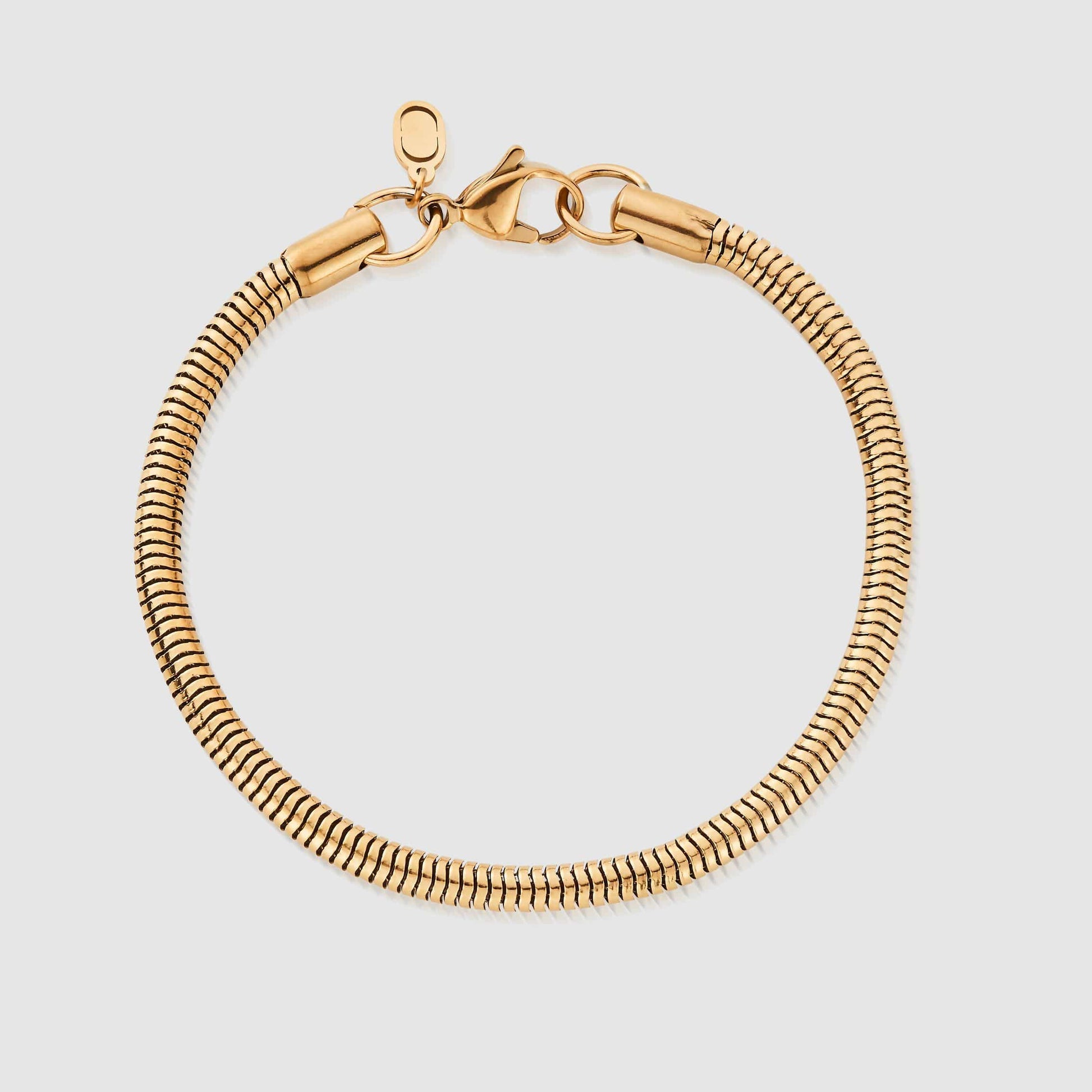 Snake Bracelet (Gold) 4mm -- DVVX CHAINS