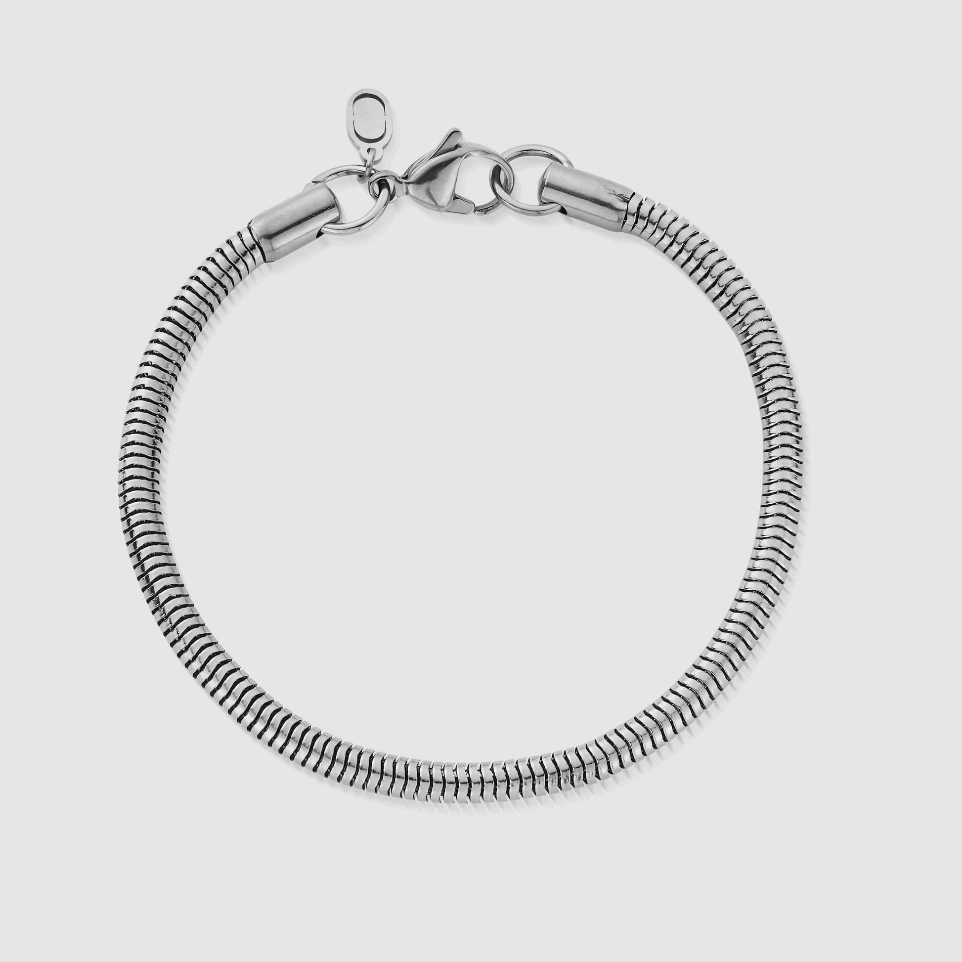 Snake Bracelet (Silver) 4mm -- DVVX CHAINS