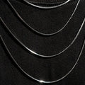 Solid 925 Sterling Silver Snake Chain -- DVVX CHAINS