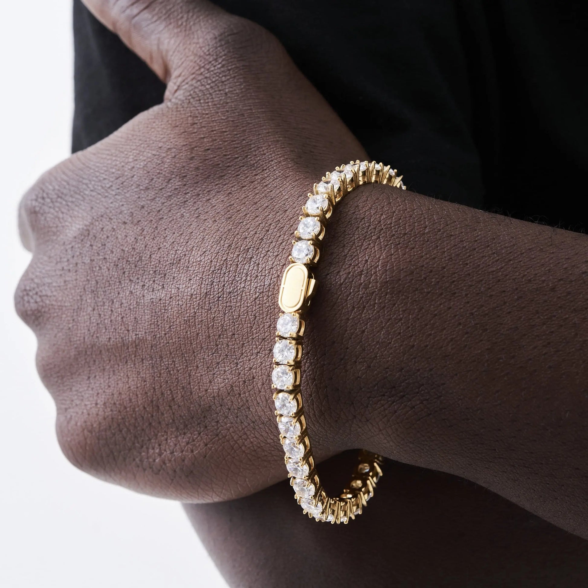 Tennis Bracelet (Gold) 5mm -- DVVX CHAINS