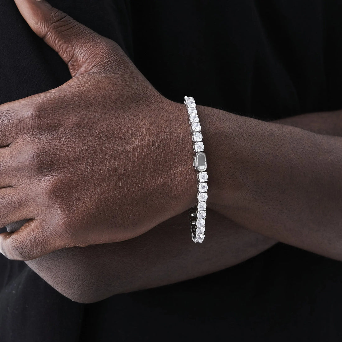 Tennis Bracelet (Silver) 5mm -- DVVX CHAINS