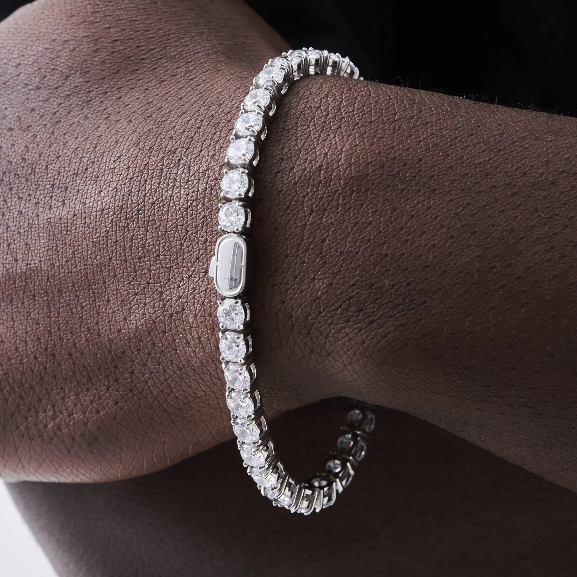 Tennis Bracelet (Silver) 5mm -- DVVX CHAINS