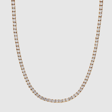 Tennis Chain (Gold) 5mm -- DVVX CHAINS