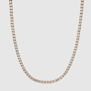 Tennis Chain (Gold) 5mm -- DVVX CHAINS