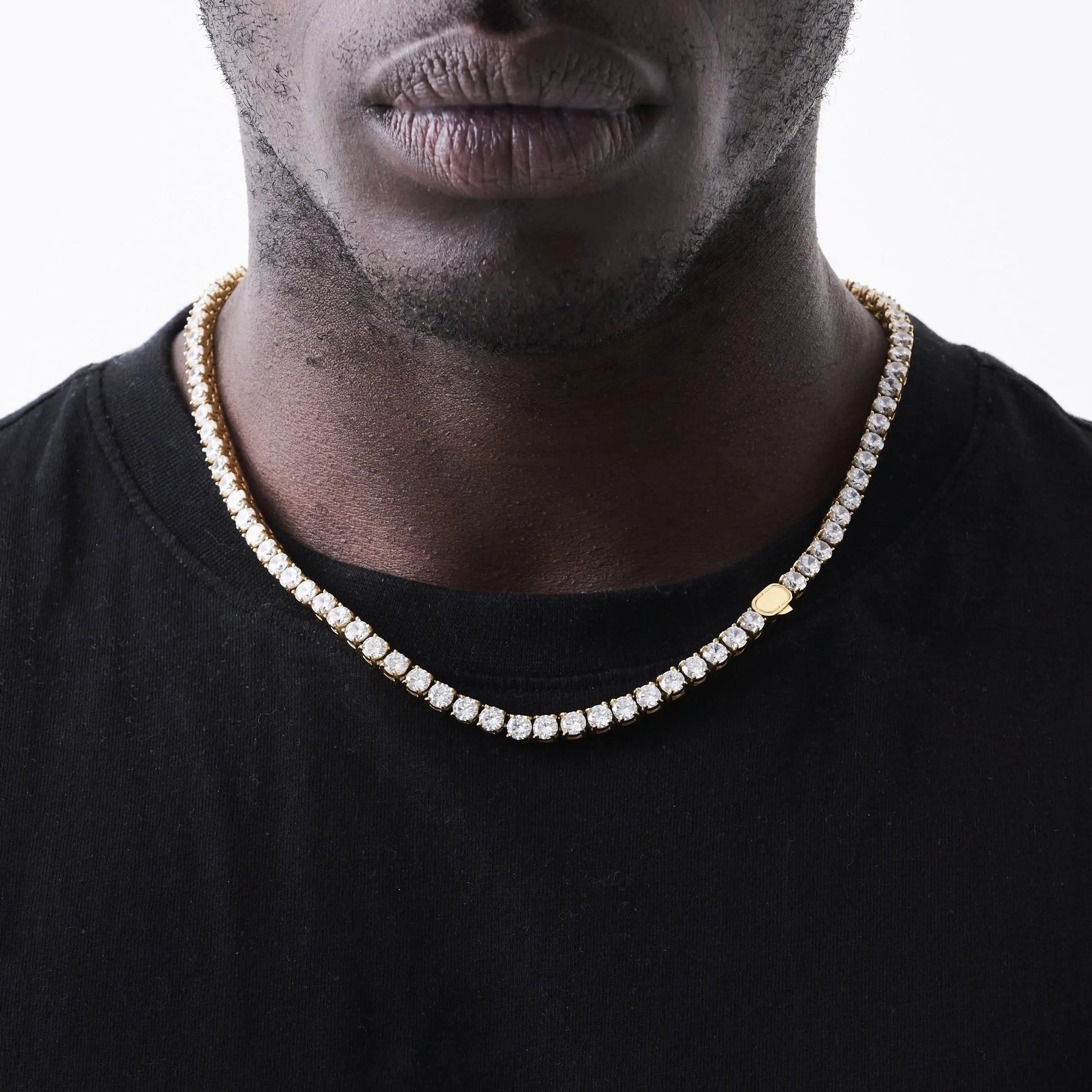 Tennis Chain (Gold) 5mm -- DVVX CHAINS