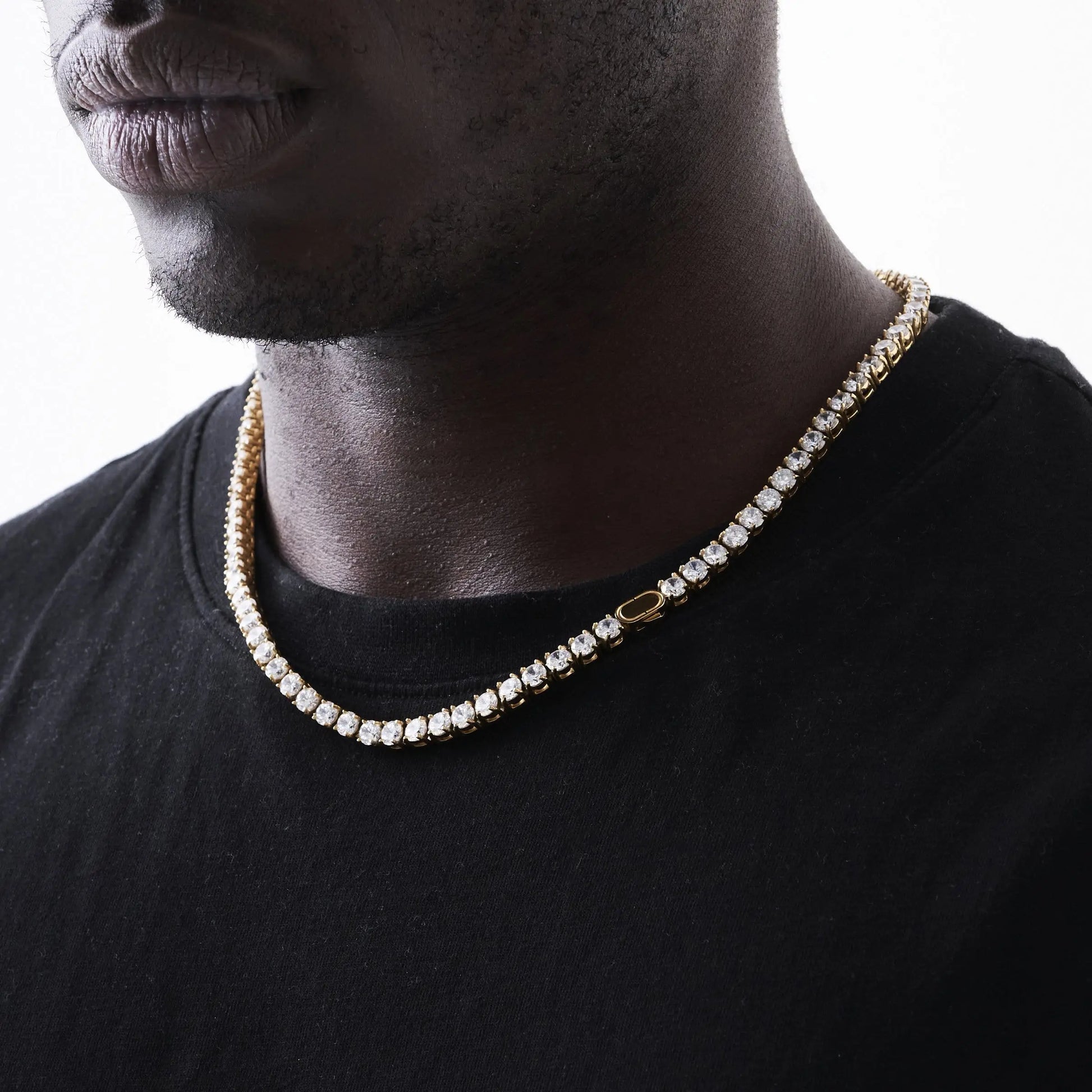 Tennis Chain (Gold) 5mm -- DVVX CHAINS