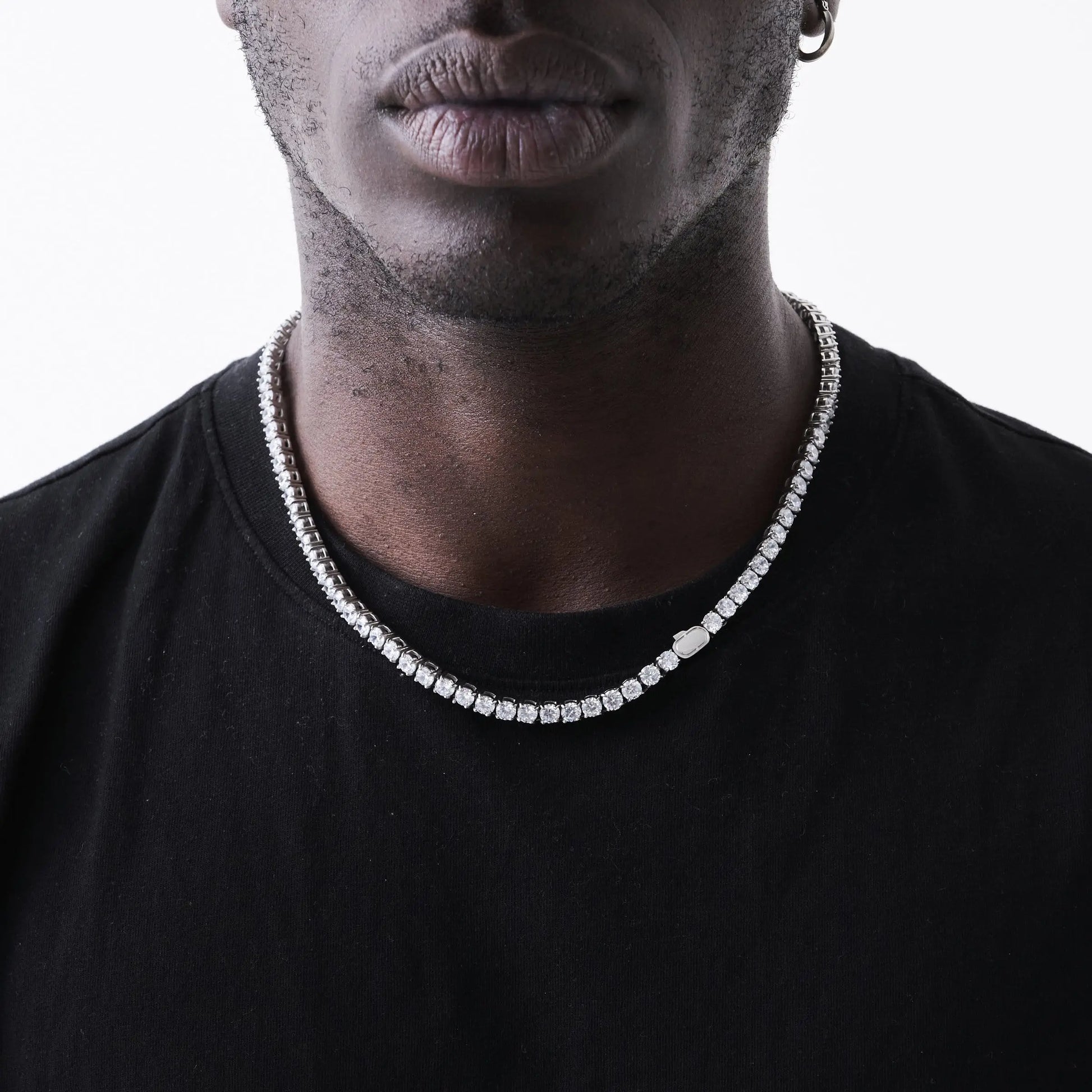 Tennis Chain (Silver) 5mm -- DVVX CHAINS