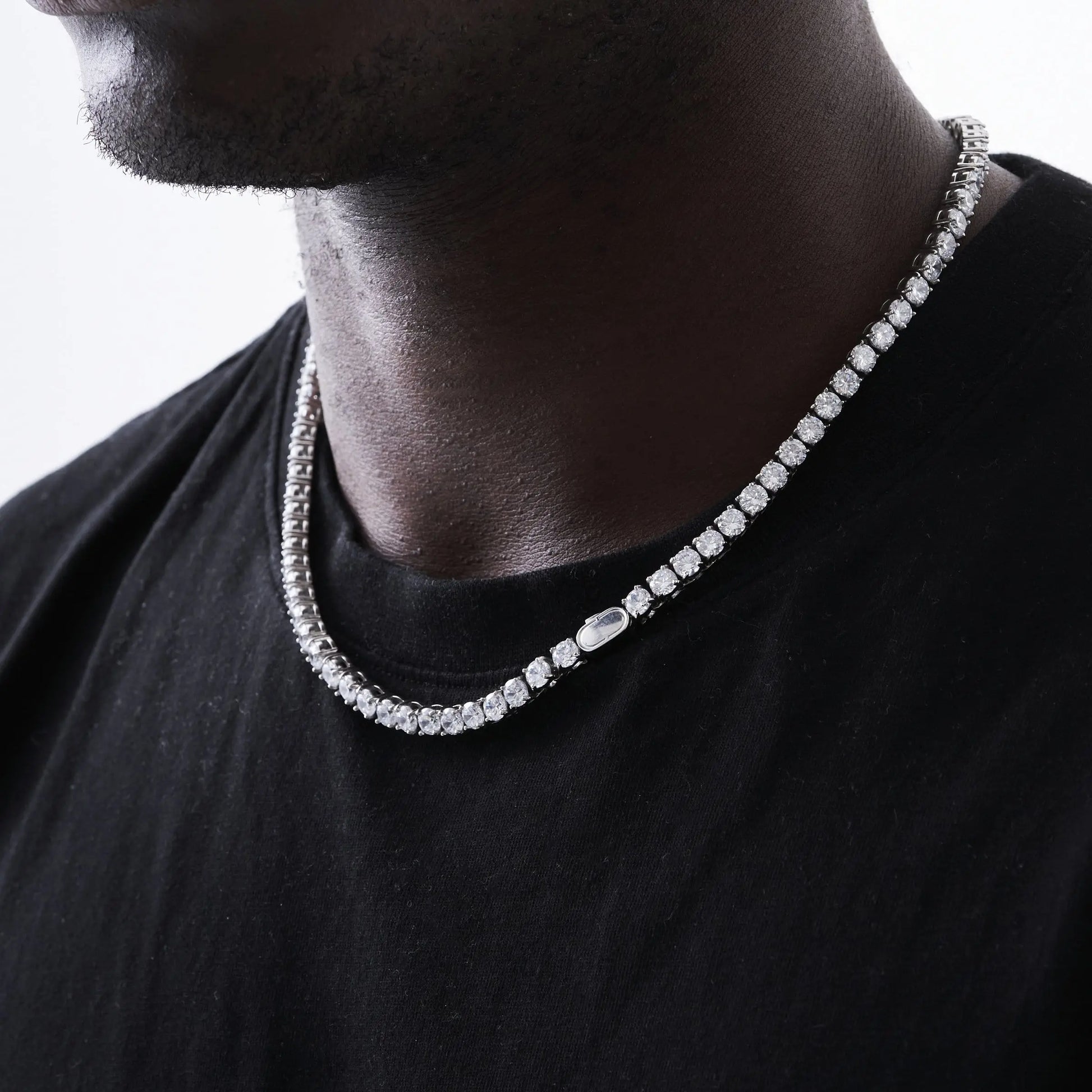 Tennis Chain (Silver) 5mm -- DVVX CHAINS