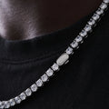 Tennis Chain (Silver) 5mm -- DVVX CHAINS