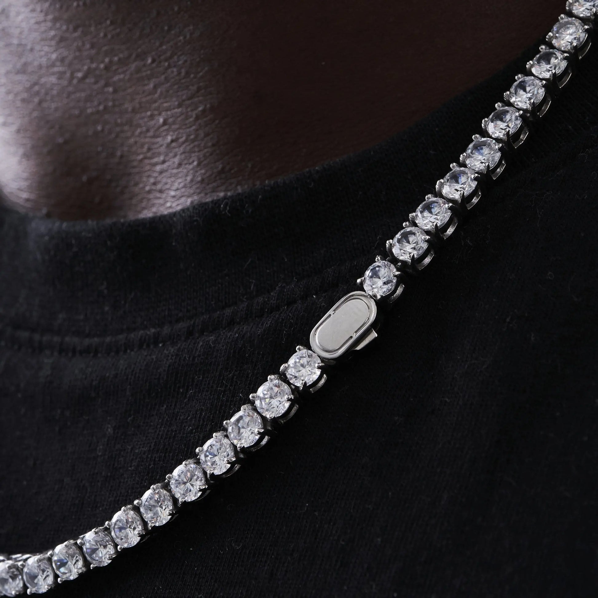 Tennis Chain (Silver) 5mm -- DVVX CHAINS