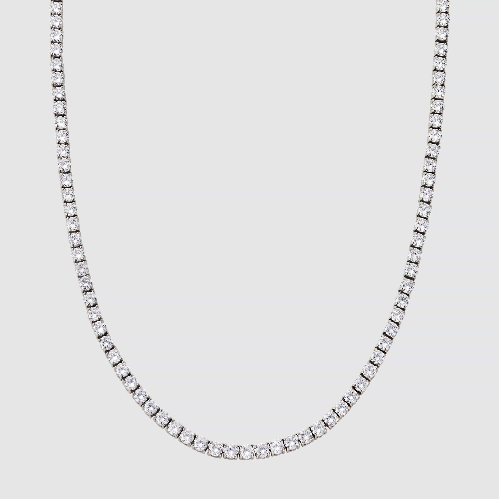 Tennis Chain (Silver) 5mm -- DVVX CHAINS