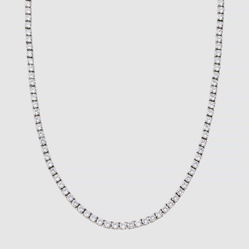 Tennis Chain (Silver) 5mm -- DVVX CHAINS