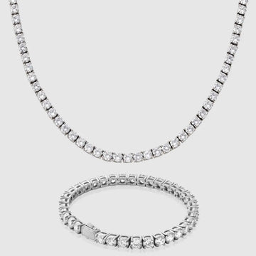 Tennis Set 5mm (Silver) -- DVVX CHAINS