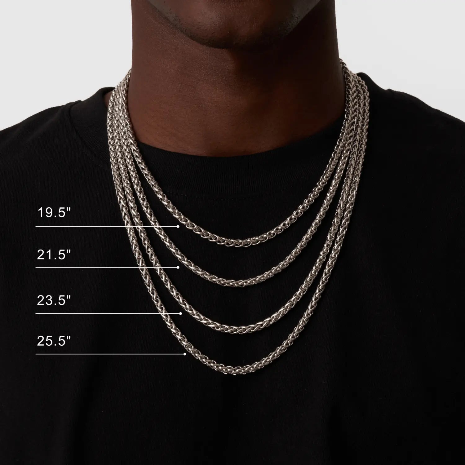 Wheat (Silver) 5mm -- DVVX CHAINS